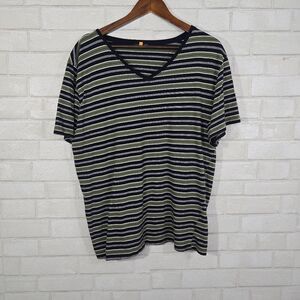 Royal Class stripe short sleeve tee